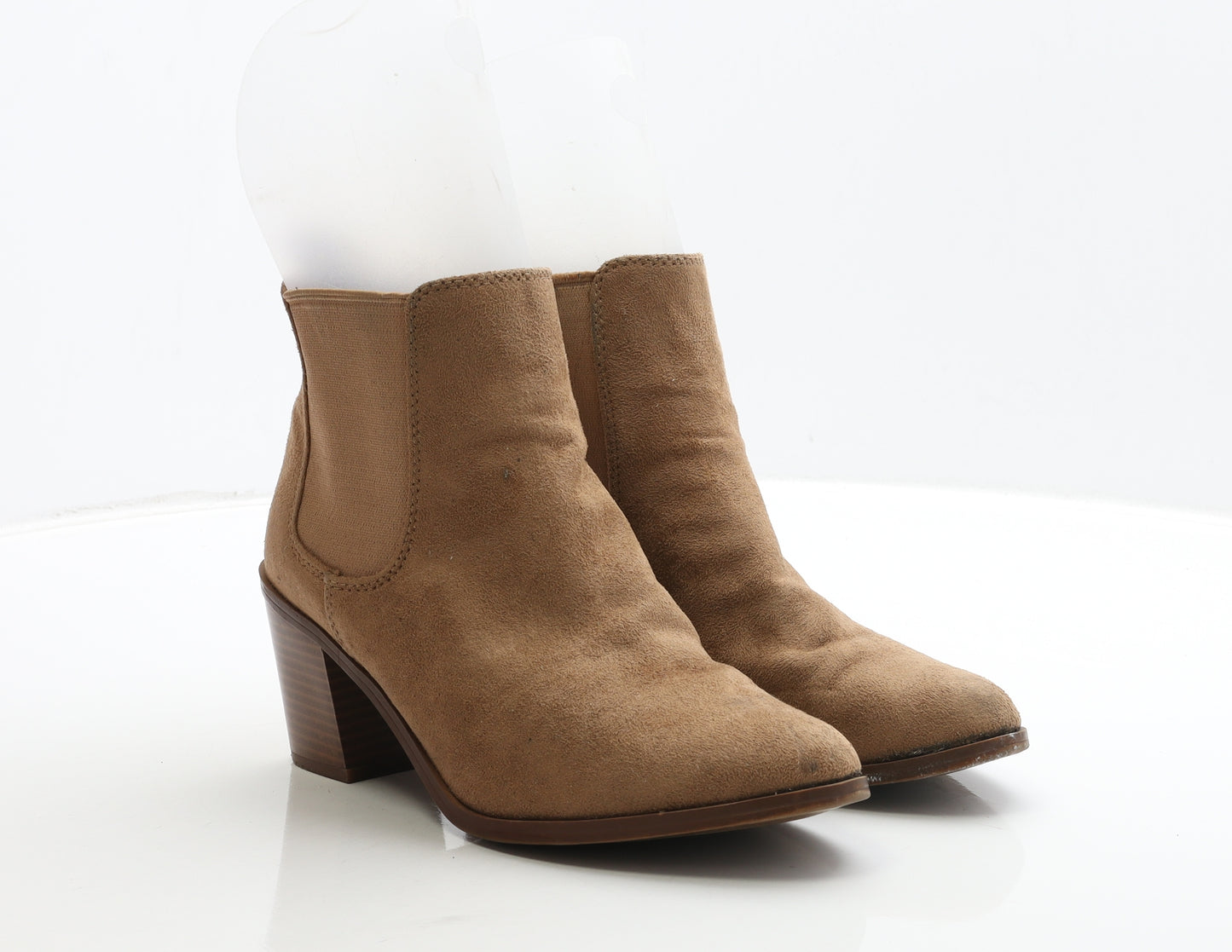 Lipstik Womens Brown Suede Chelsea Boot UK 8