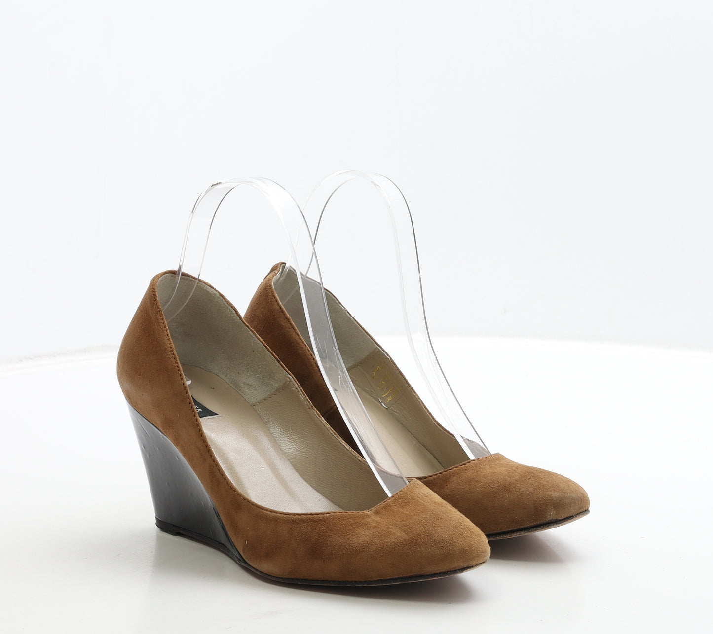 Jarger Womens Brown Leather Court Heel UK 5 38