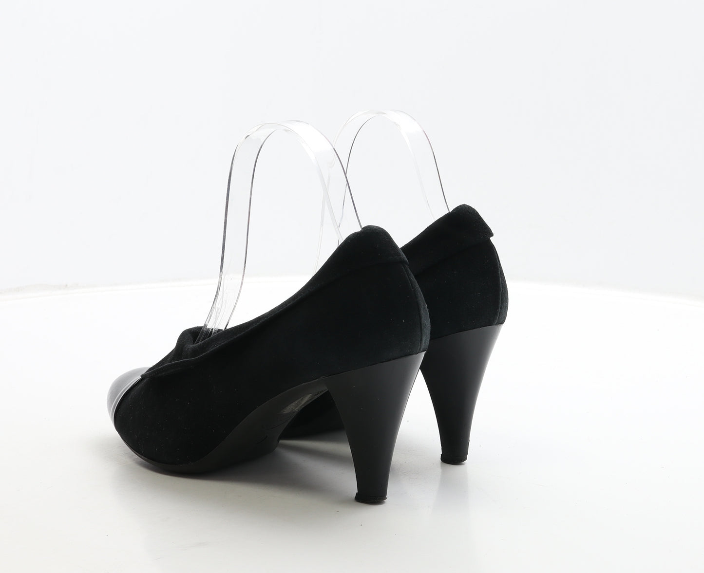 Zodiaco Womens Black Leather Bootie Boot UK 6 39