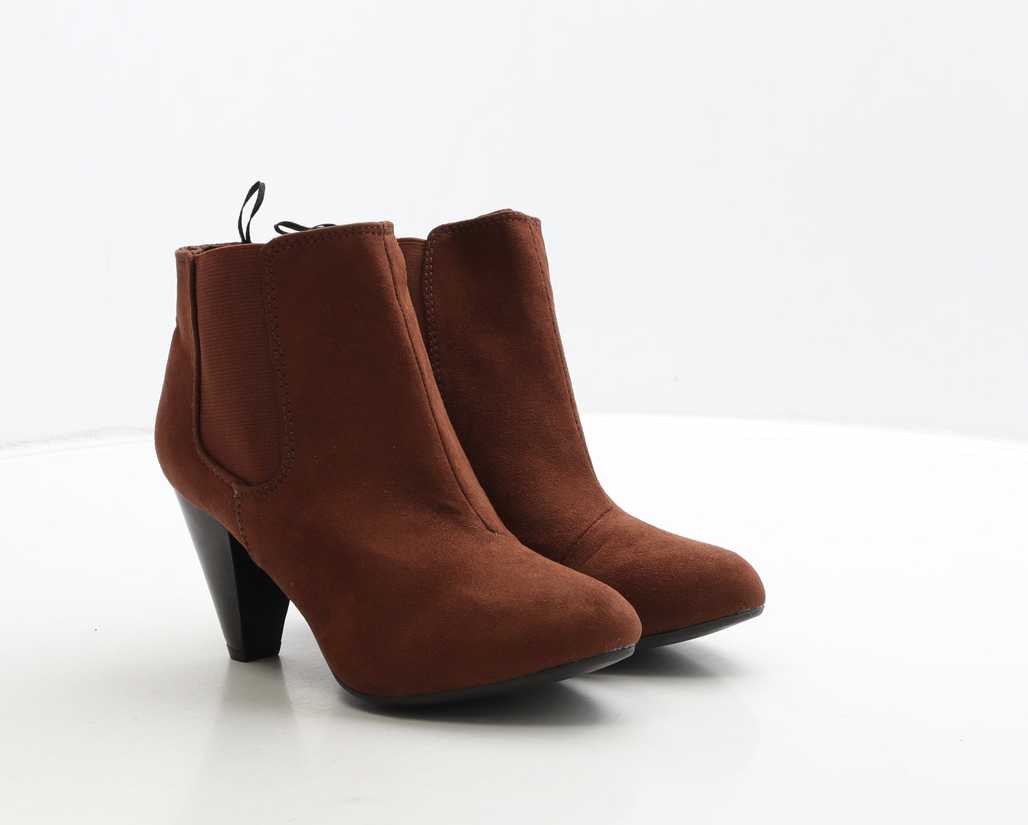 H&M Womens Brown Suede Chelsea Boot UK 4 37