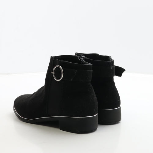Primark Womens Black Suede Chelsea Boot UK 4 37
