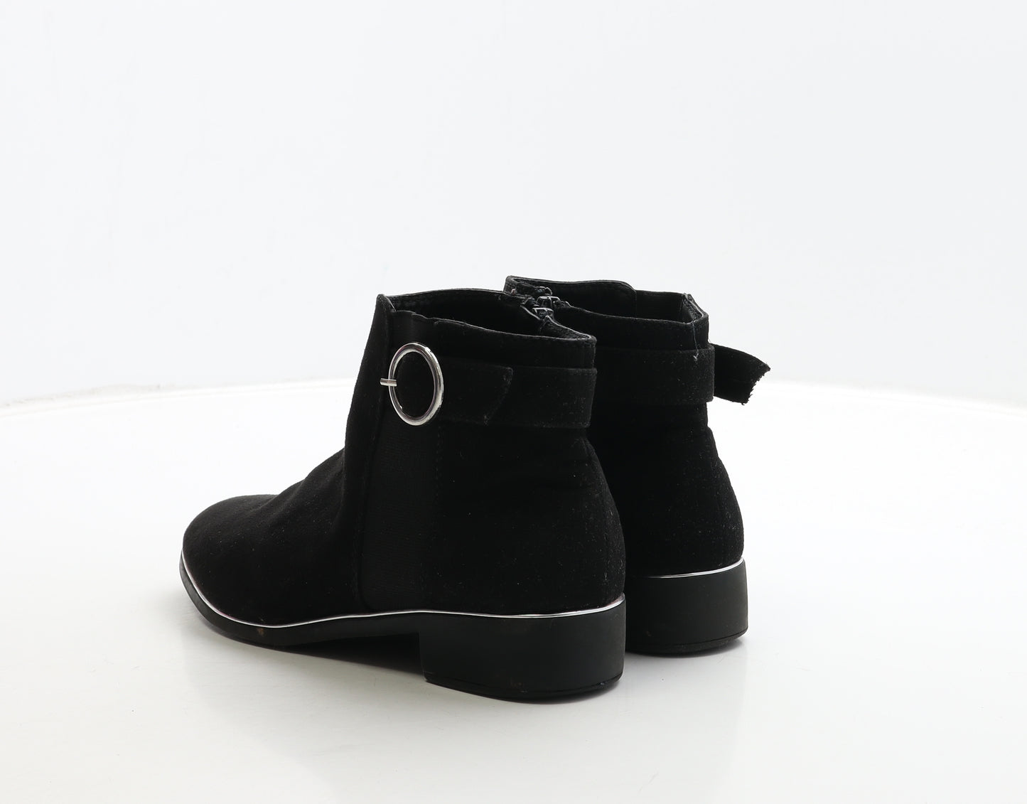Primark Womens Black Suede Chelsea Boot UK 4 37