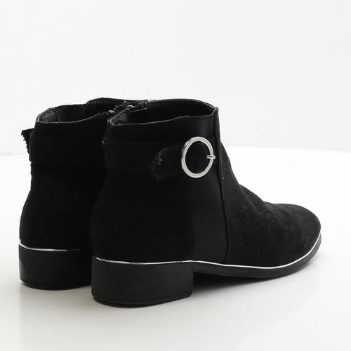 Primark Womens Black Suede Chelsea Boot UK 4 37