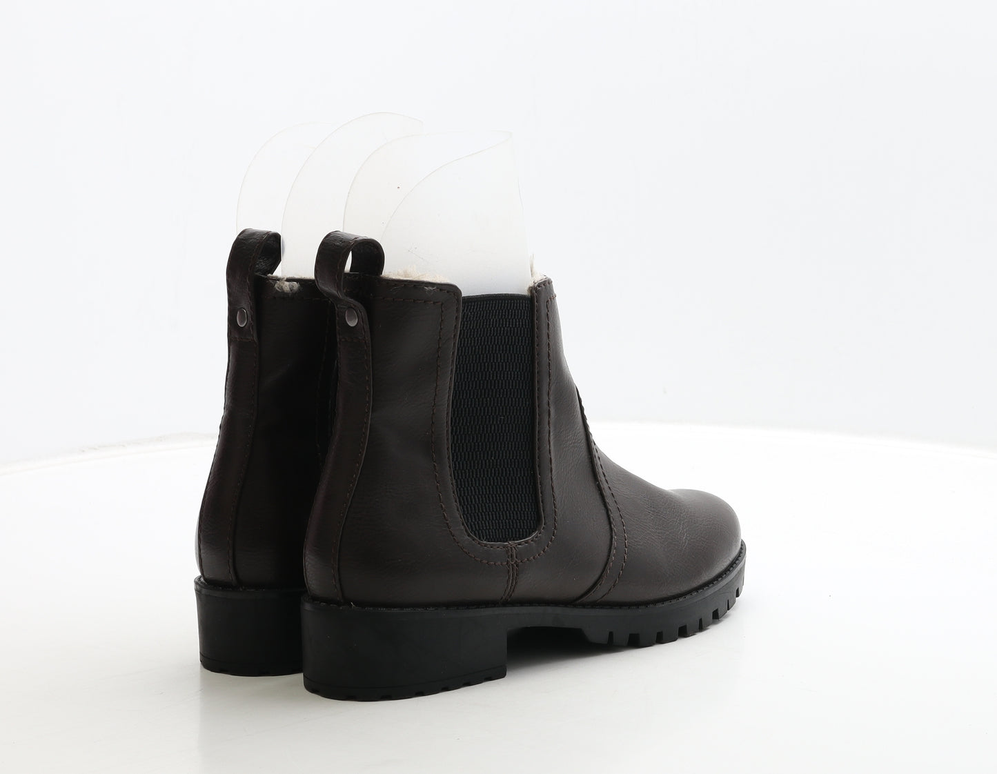 H&M Womens Brown Leather Chelsea Boot UK 5 38