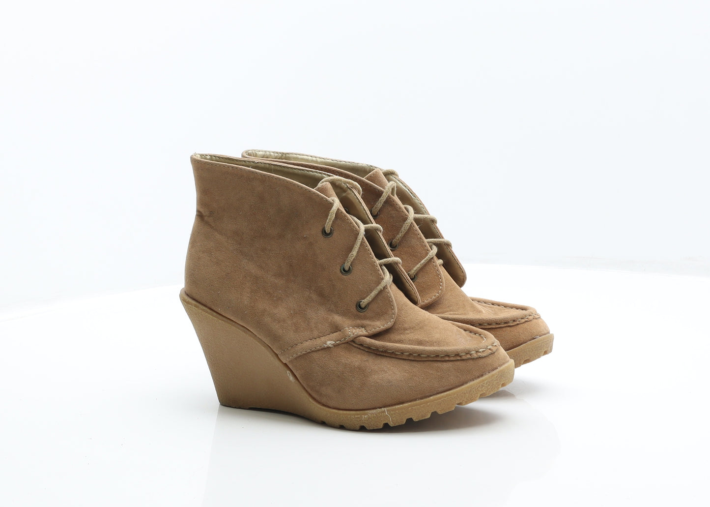 George Womens Brown Synthetic Chukka Boot UK 5