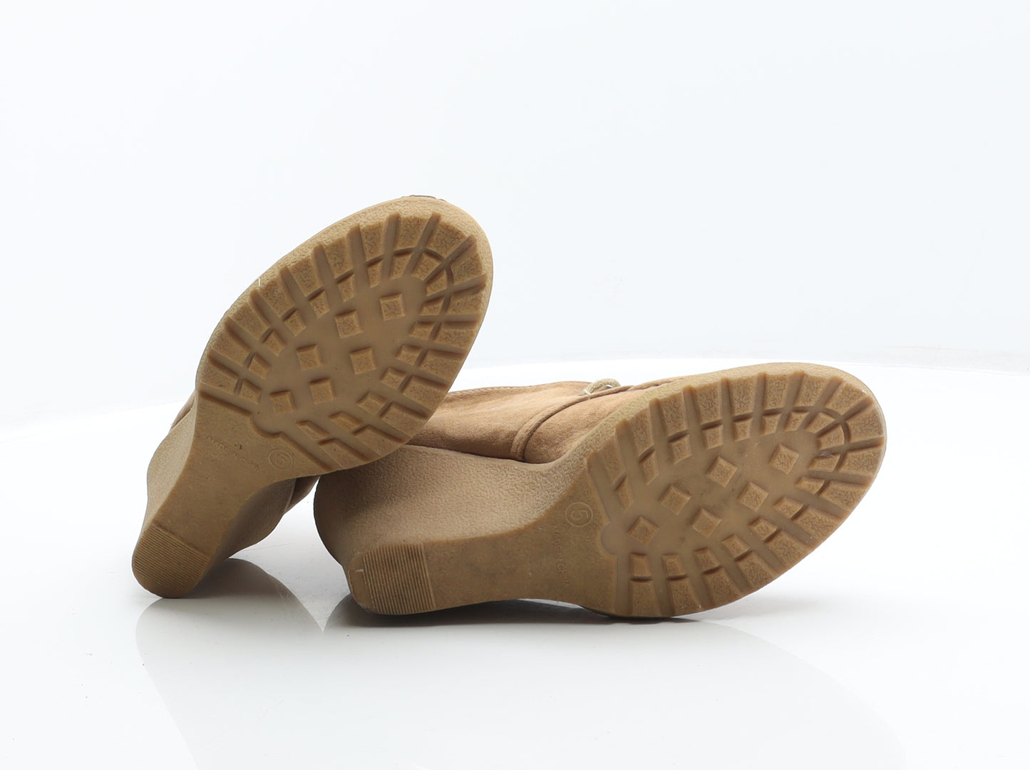 George Womens Brown Synthetic Chukka Boot UK 5