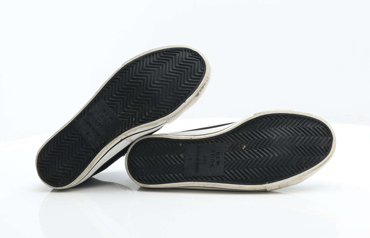 New Look Mens Black Synthetic Trainer UK 8 41