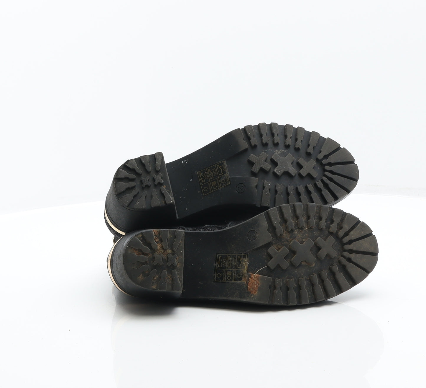 River Island Womens Black Leather Chelsea Boot UK 2