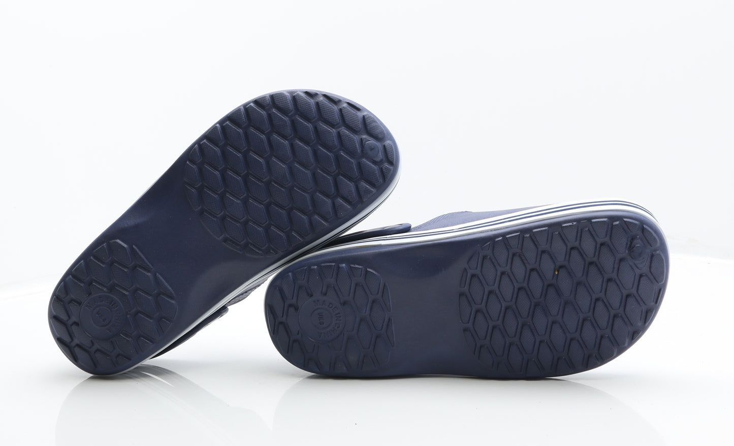 Clogs Mens Blue Rubber Slip On Sandal UK 8