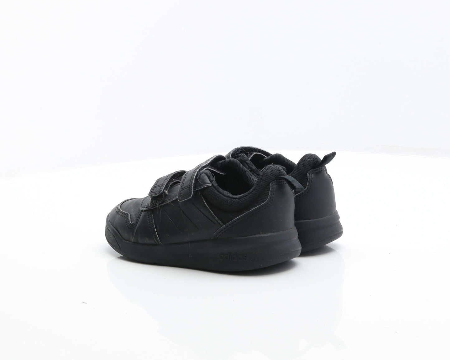 adidas Boys Black Leather Trainer UK 12