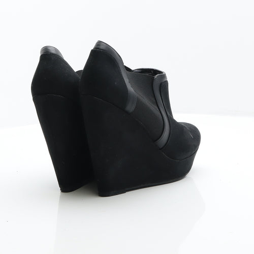New Look Womens Black Suede Chelsea Boot UK 7 40