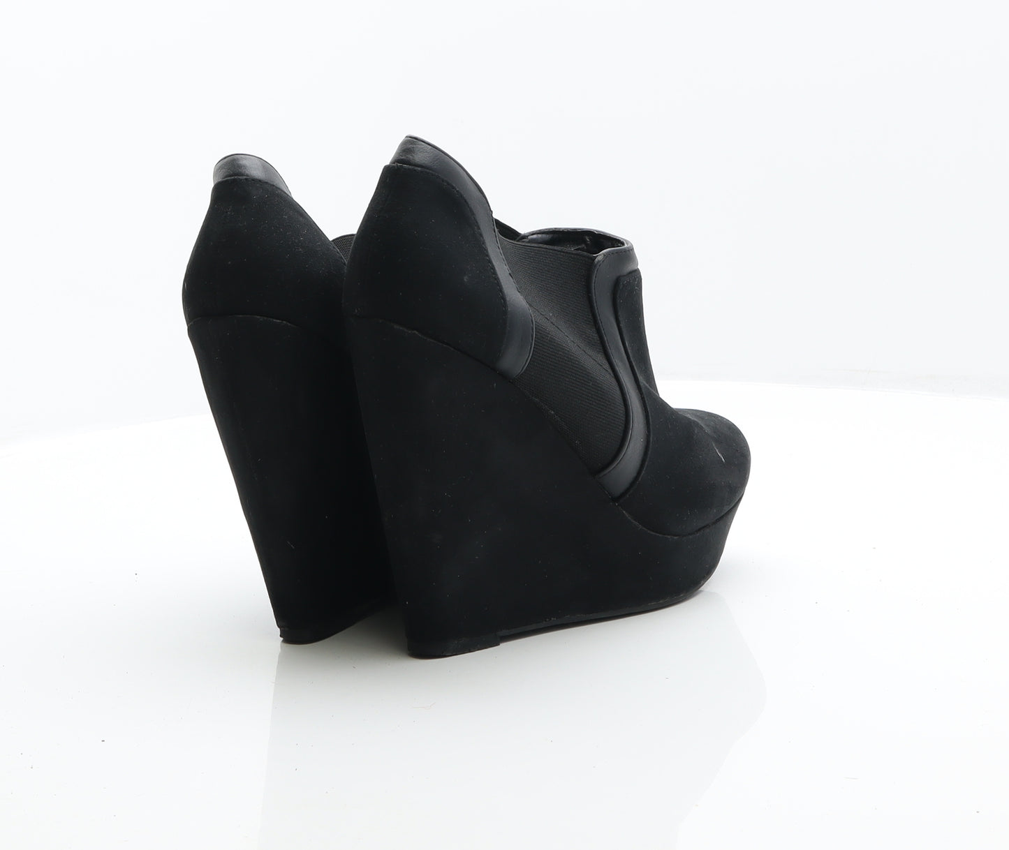 New Look Womens Black Suede Chelsea Boot UK 7 40