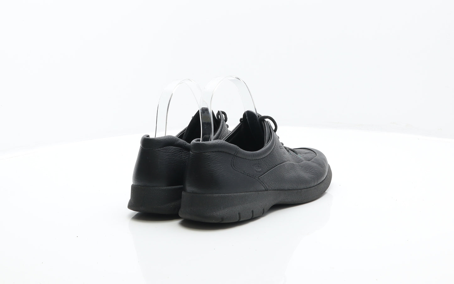 ECCO Mens Black Leather Trainer UK 6 39