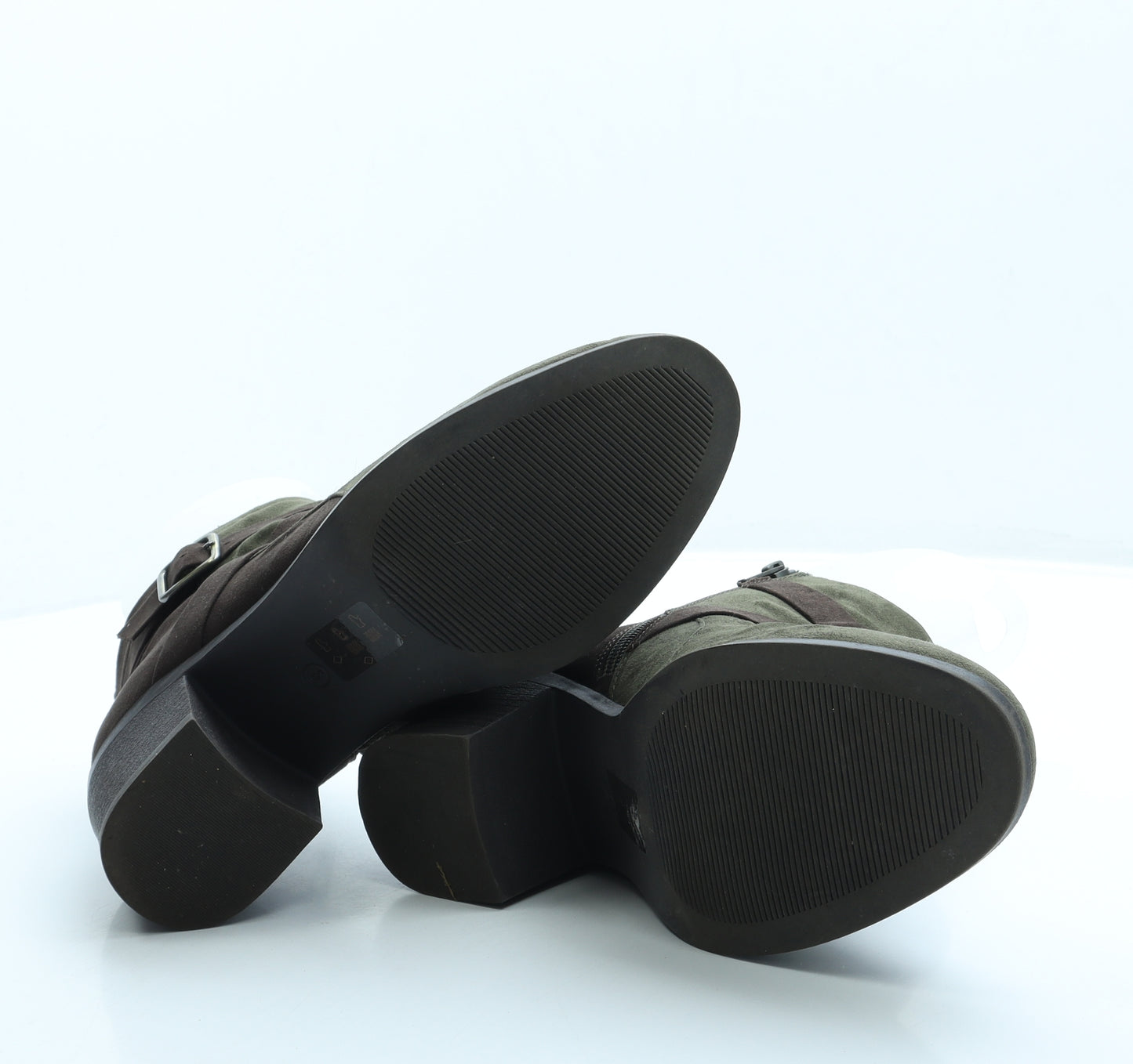 TU Womens Green Suede Bootie Boot UK 6