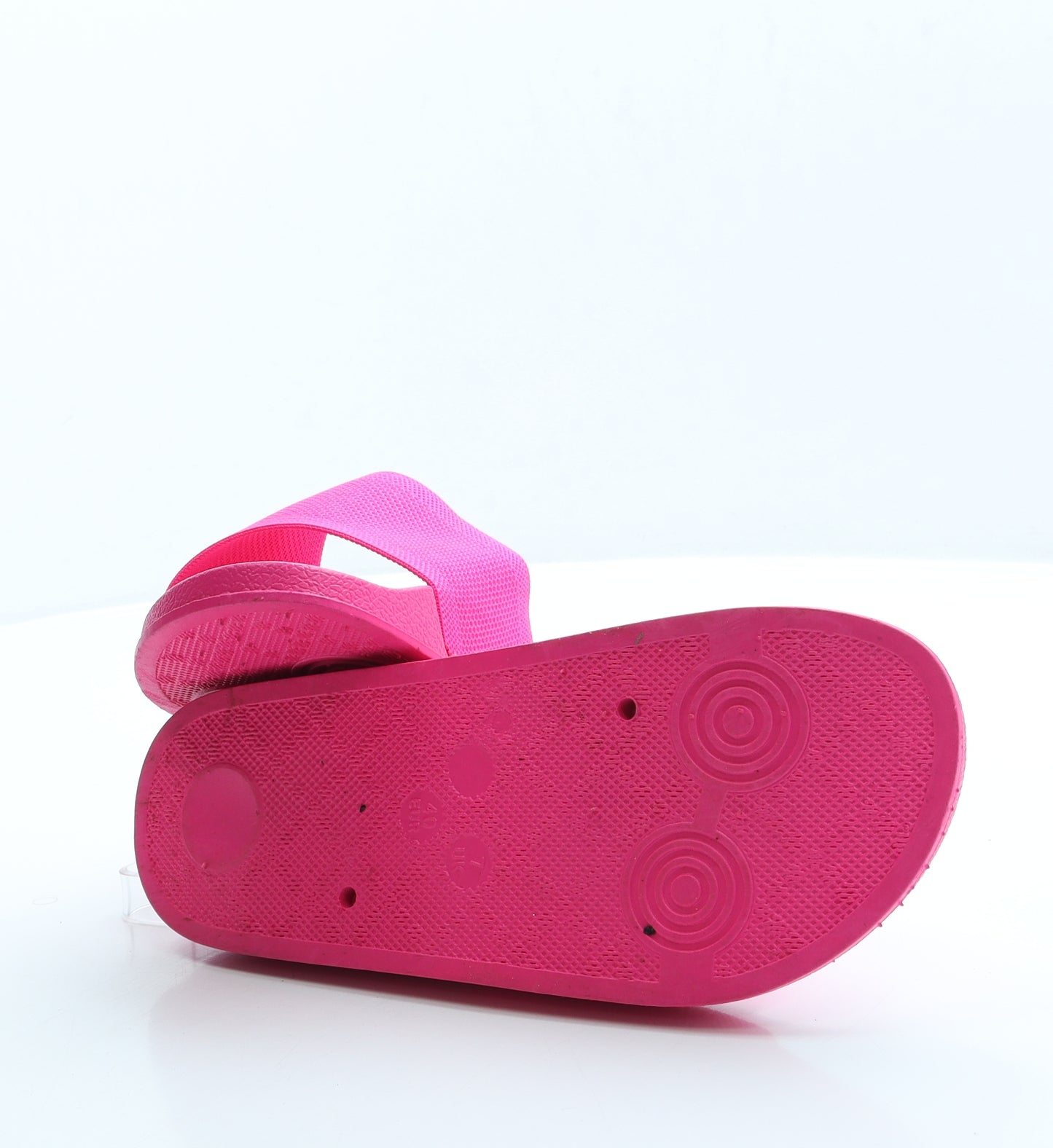 Preworn Womens Pink Polyester Slider Sandal UK 7 40