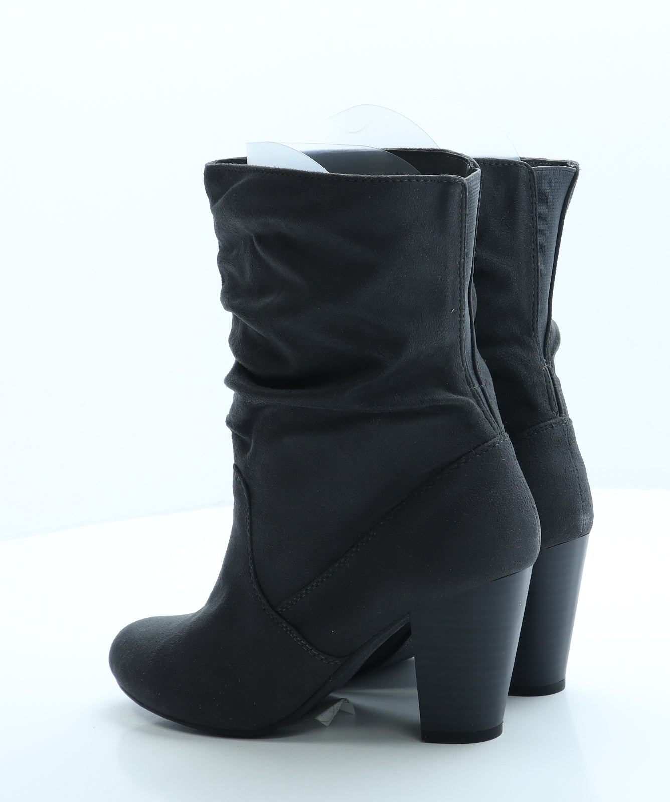 Head Over Heels Womens Grey Suede Sock Boot UK 5 38 US 7