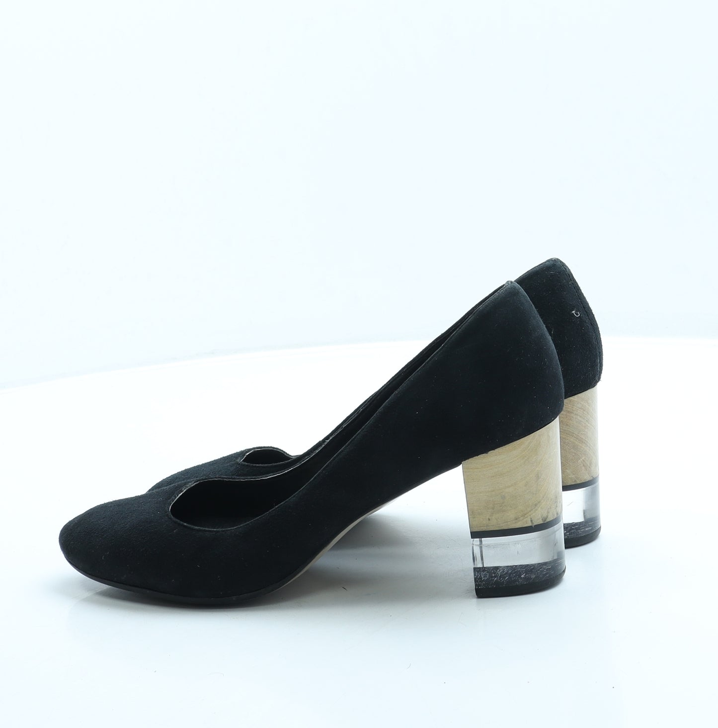 Dune Womens Black Suede Court Heel UK 5 38
