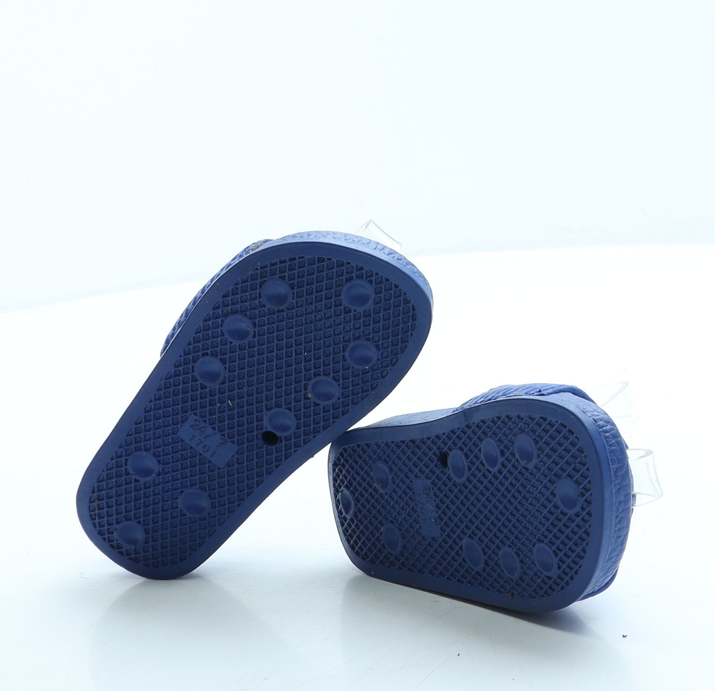 Preworn Boys Blue Rubber Slingback Sandal UK 7 24