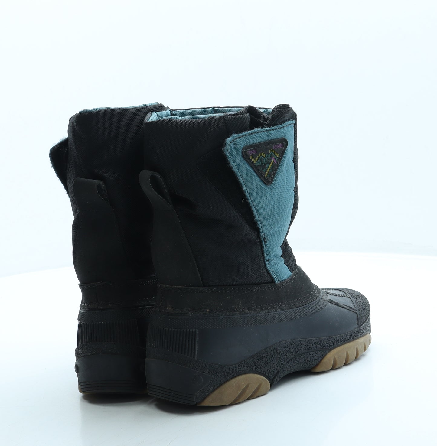 Rain Girls Black Polyester Snow Boot Boot UK 3 36