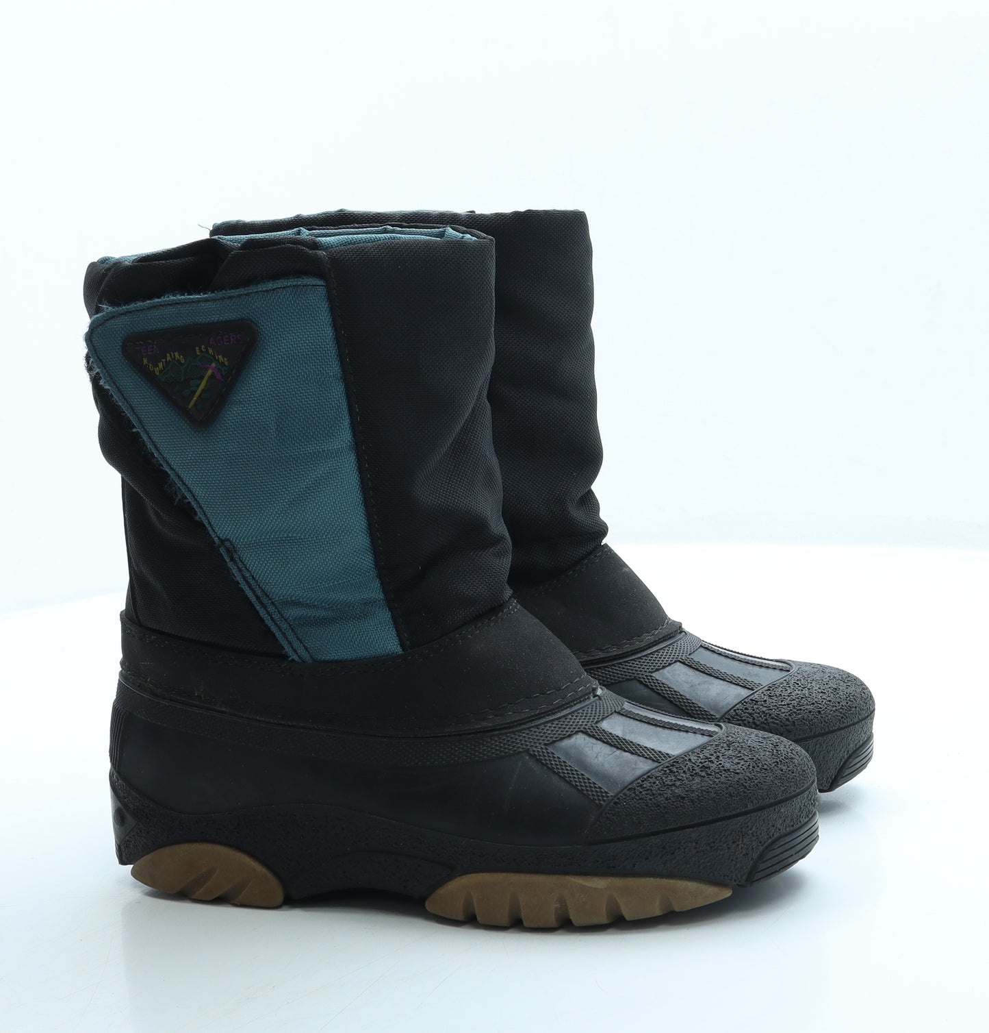 Rain Girls Black Polyester Snow Boot Boot UK 3 36