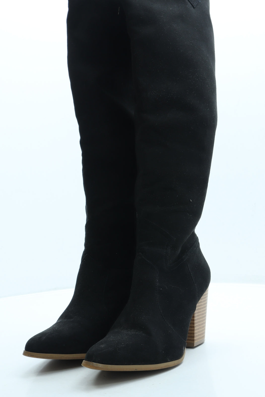 Just Fab Womens Black Polyester Sock Boot UK 6