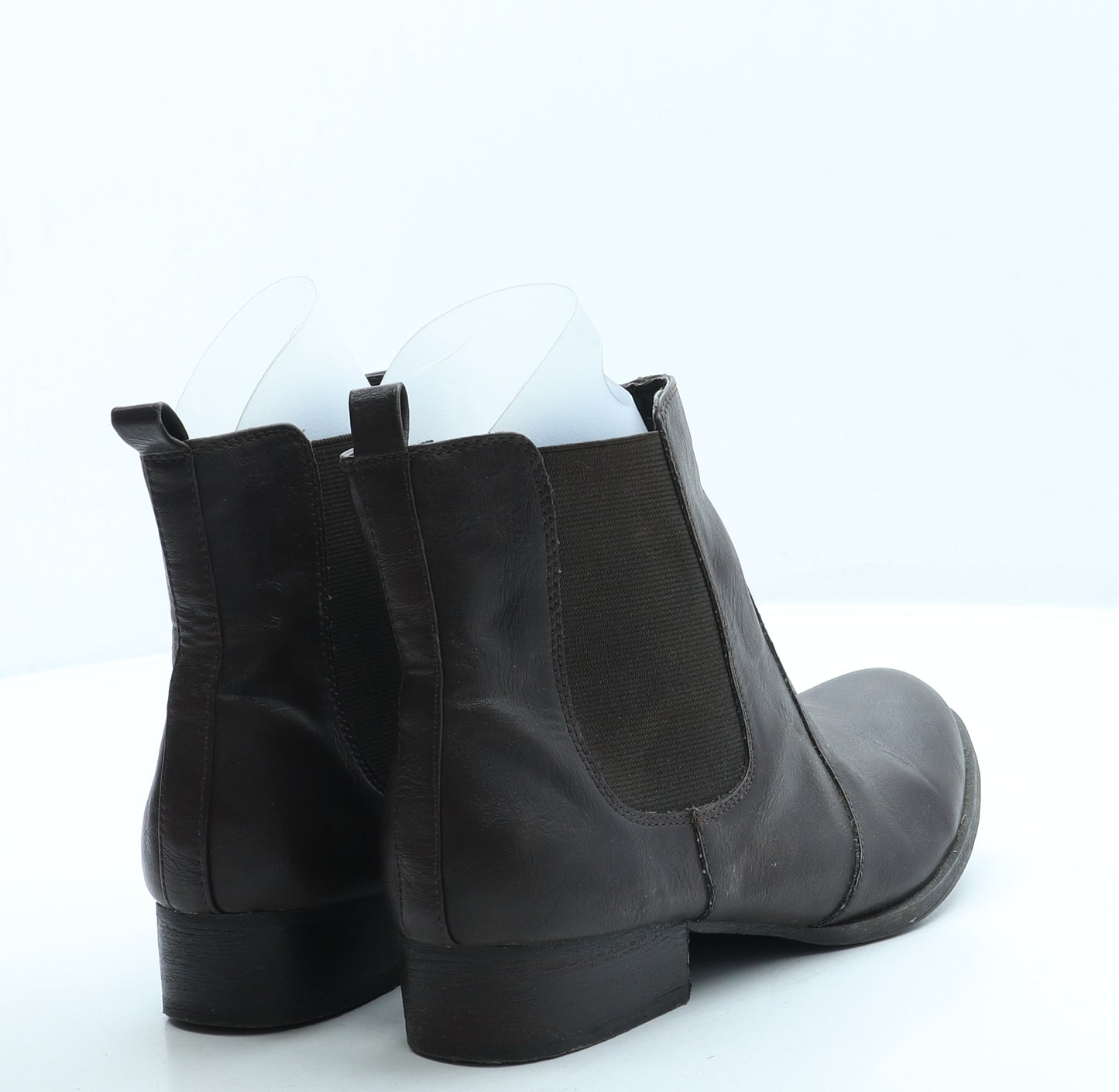 New Look Womens Brown Leather Chelsea Boot UK 5 38