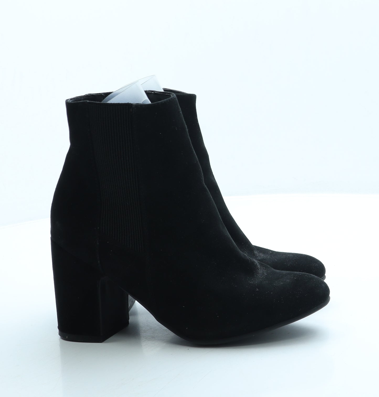 Dorothy Perkins Womens Black Suede Bootie Boot UK 6