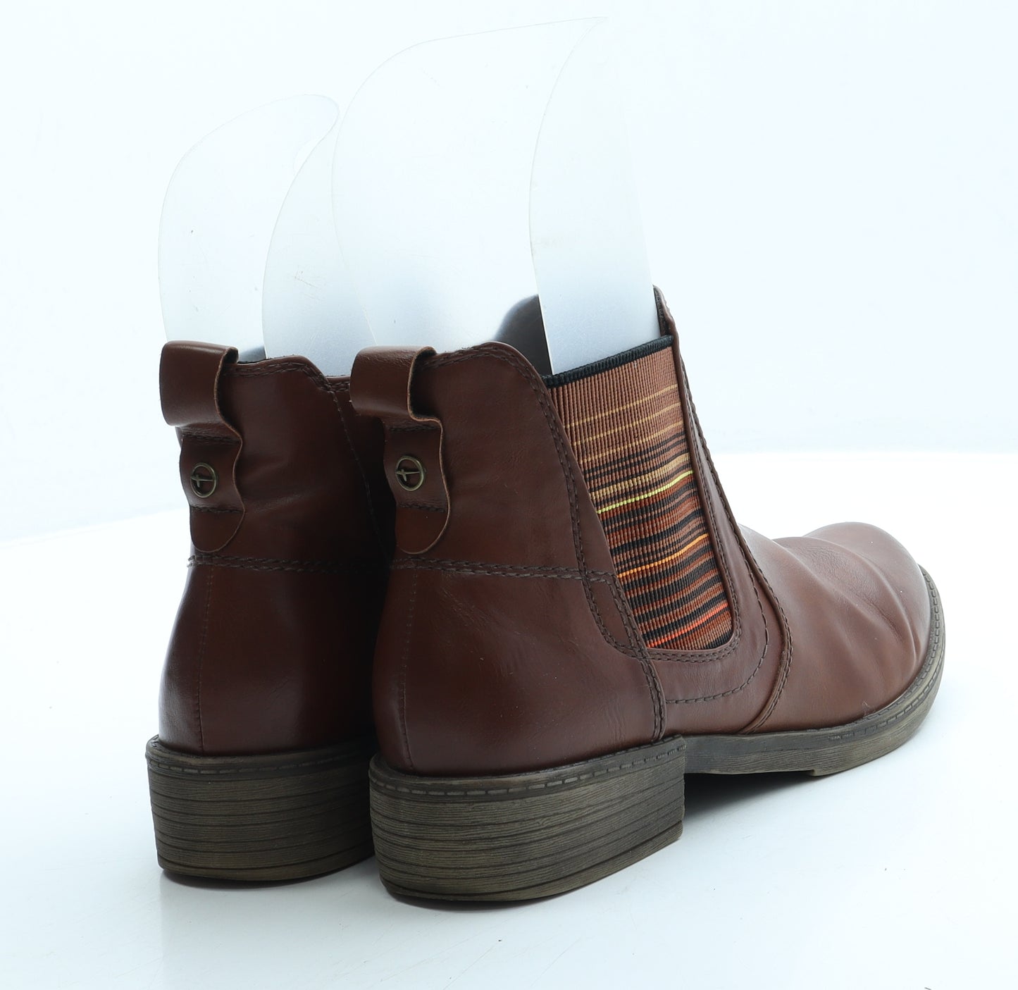 Tamaris Mens Brown Leather Chelsea Boot UK 8 42