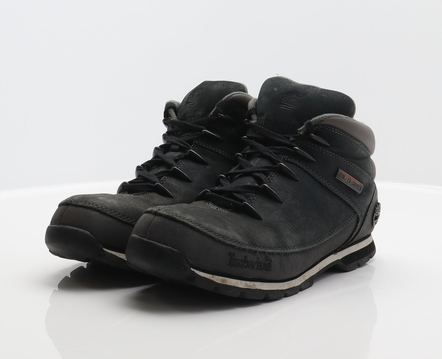 Timberland Mens Grey Leather Trainer UK 9.5