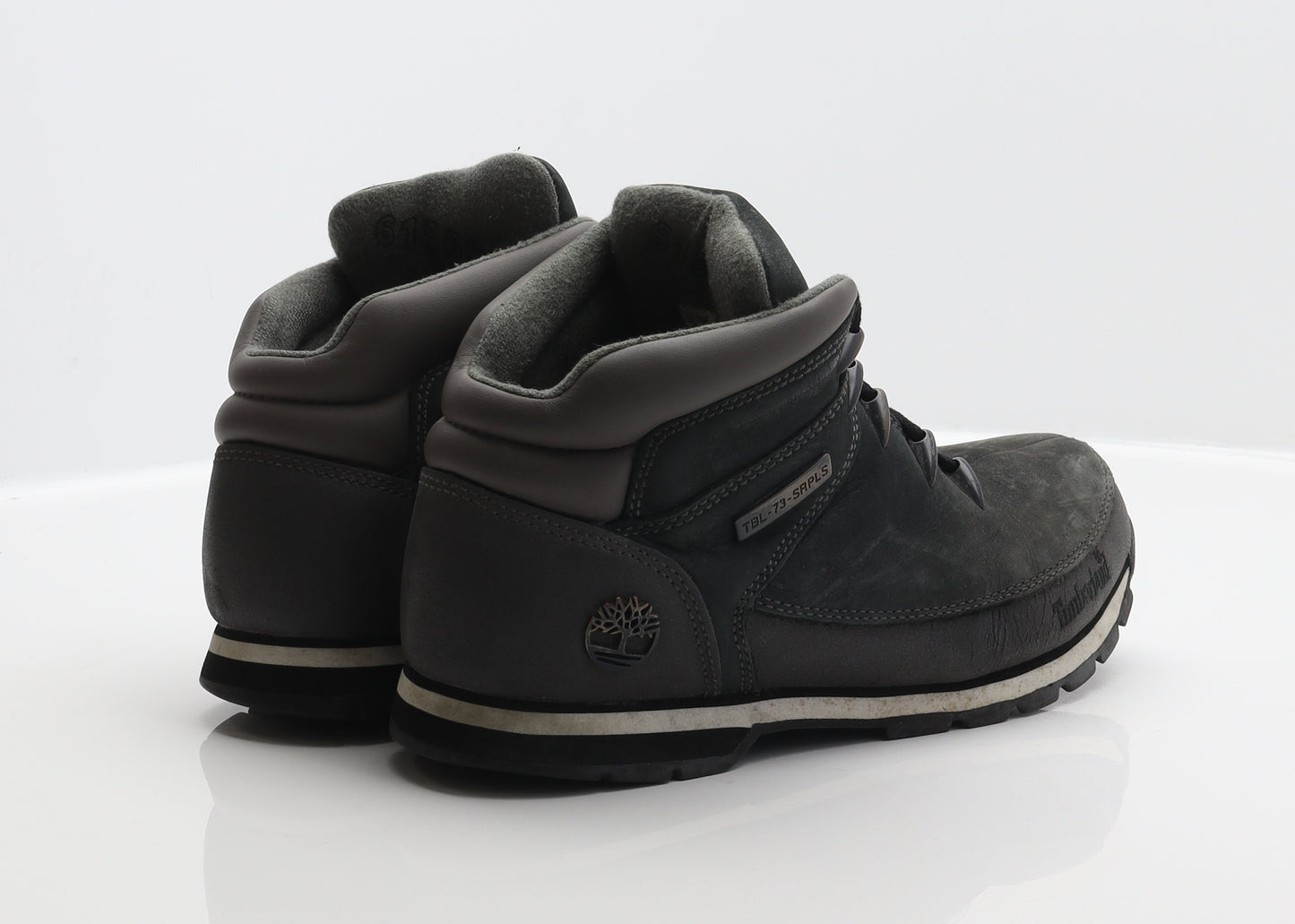 Timberland Mens Grey Leather Trainer UK 9.5