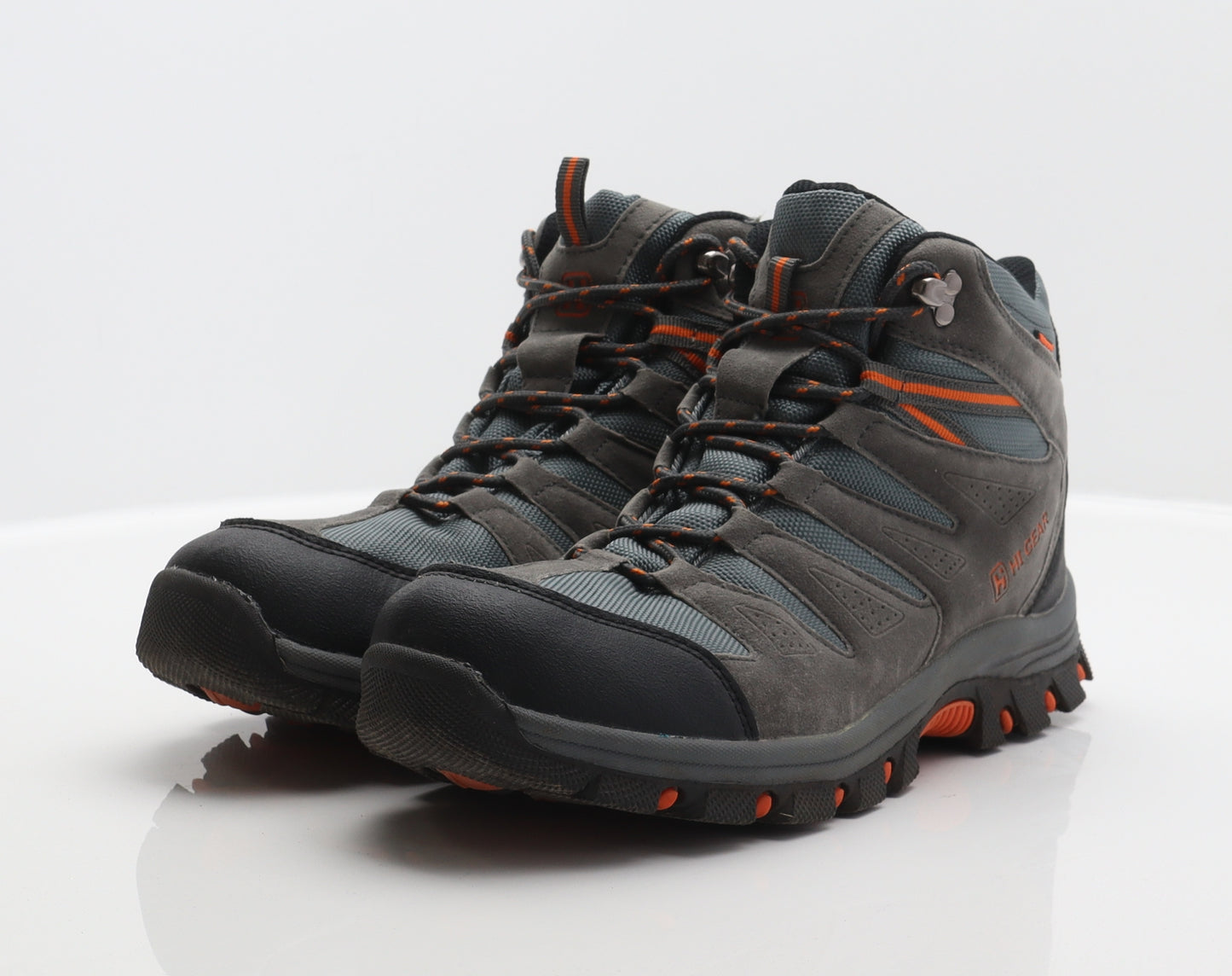 Hi Gear Mens Grey Geometric Polyester Trainer UK 11 45