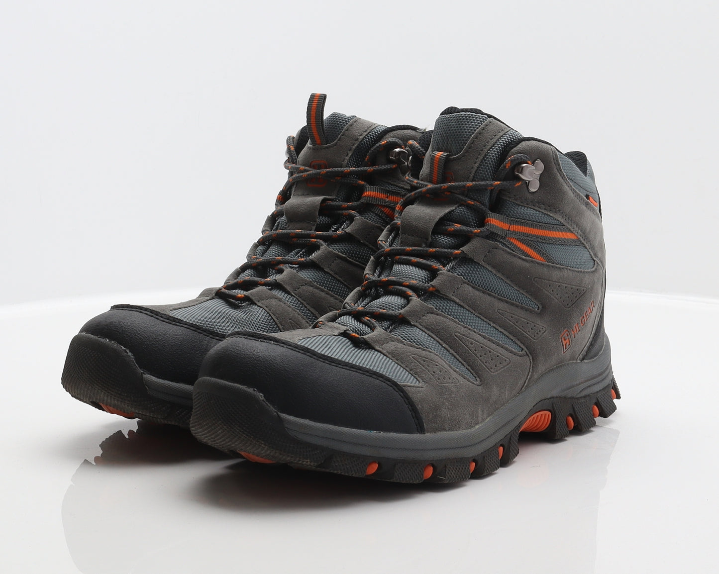 Hi Gear Mens Grey Geometric Polyester Trainer UK 11 45