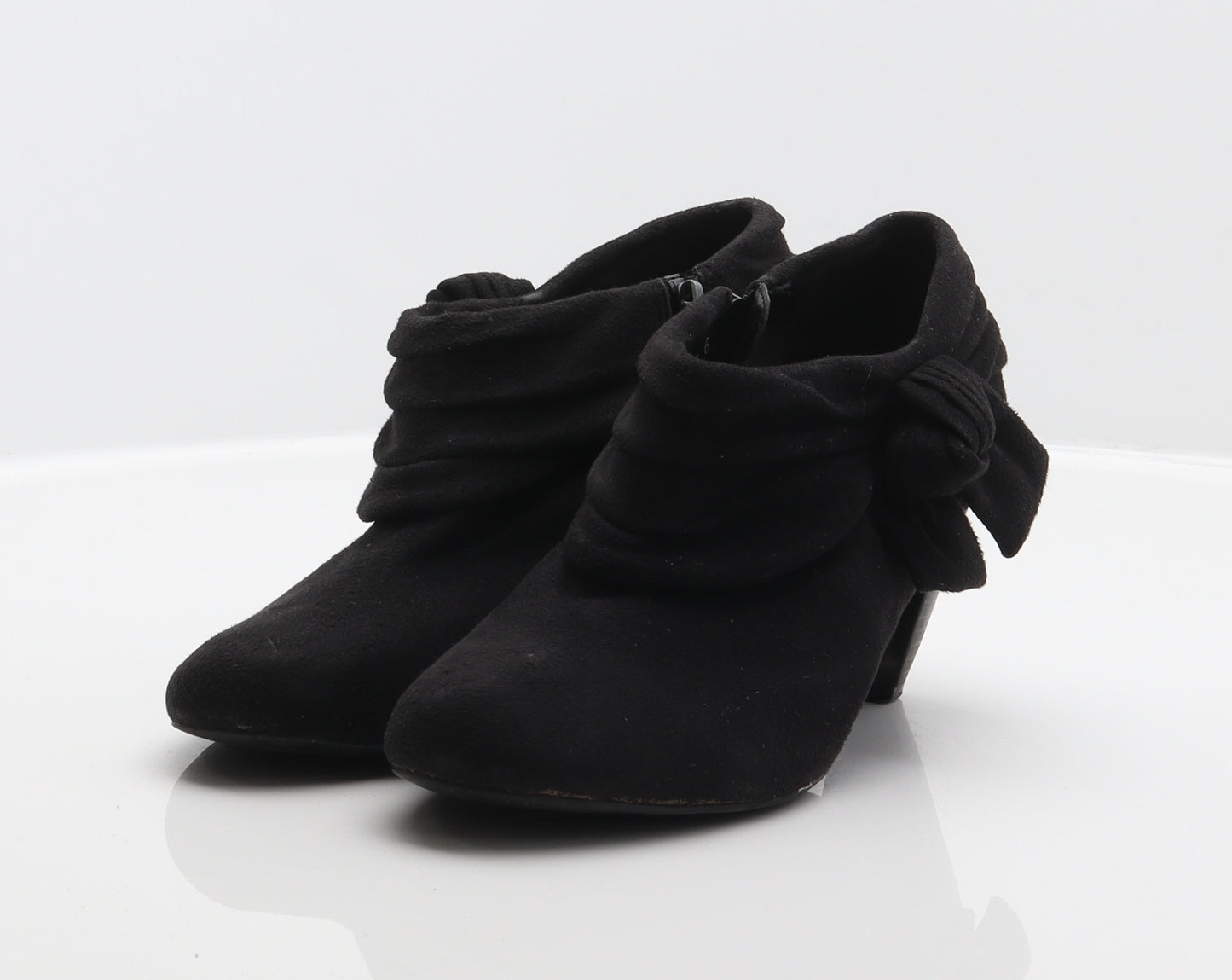 Marks and Spencer Womens Black Polyester Bootie Boot UK 6