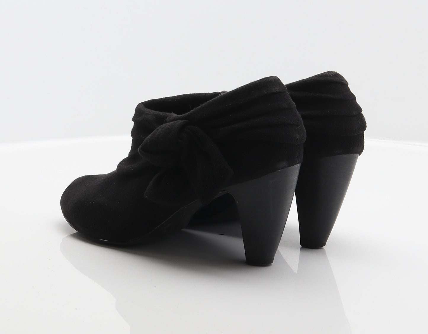 Marks and Spencer Womens Black Polyester Bootie Boot UK 6