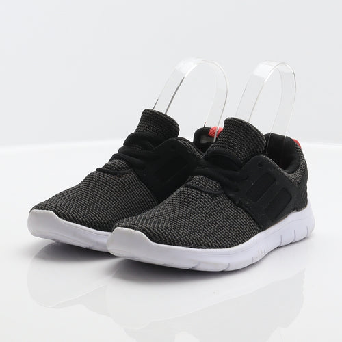 Young Dimension Boys Black Polyester Trainer UK 13 32