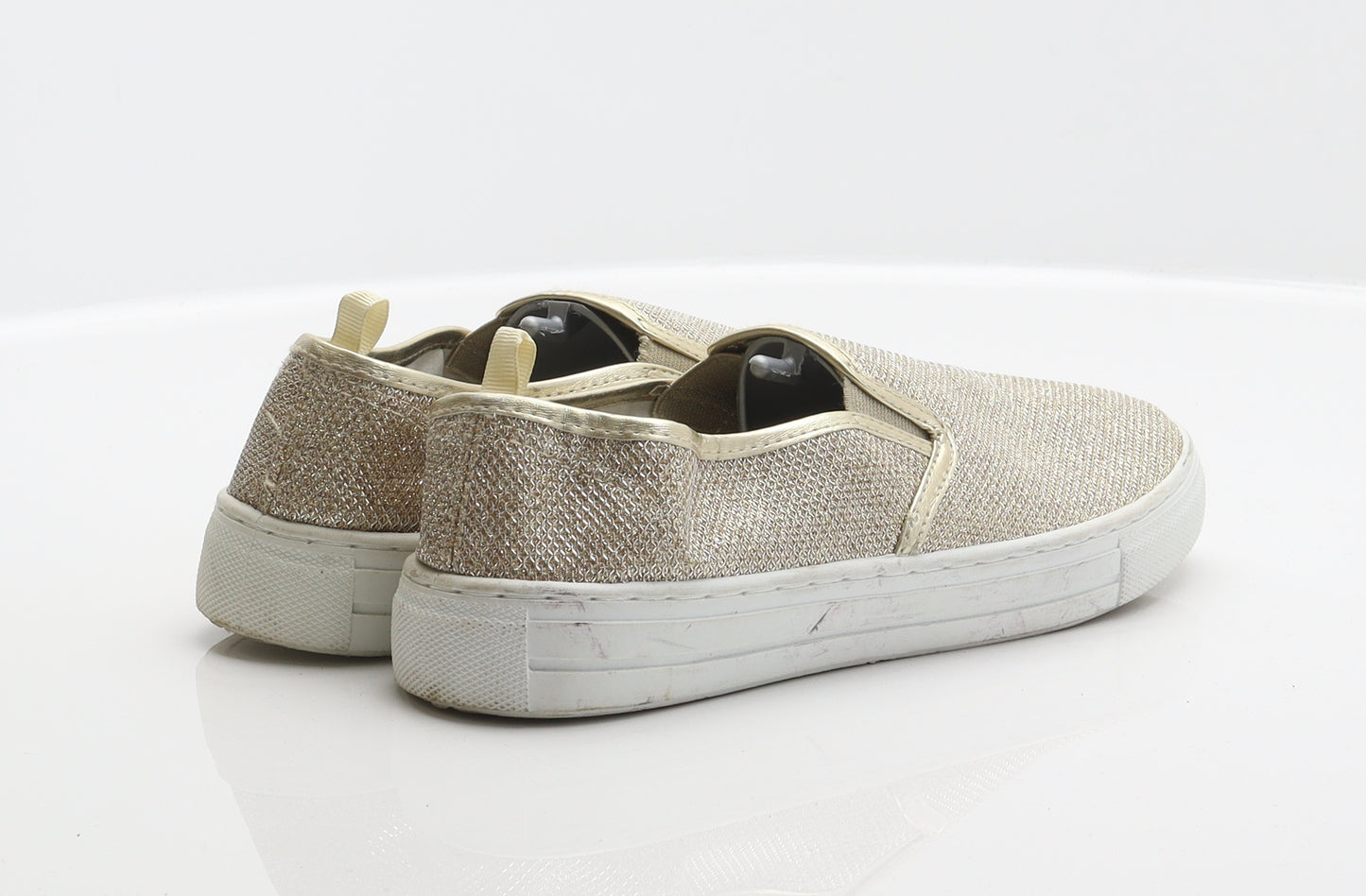 Atmosphere Womens Gold Synthetic Slip On Flat UK 6 39