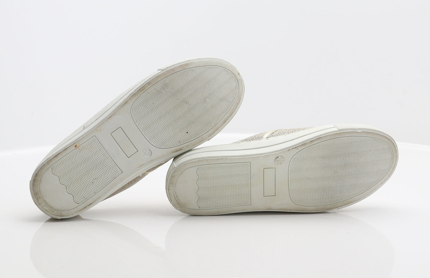Atmosphere Womens Gold Synthetic Slip On Flat UK 6 39