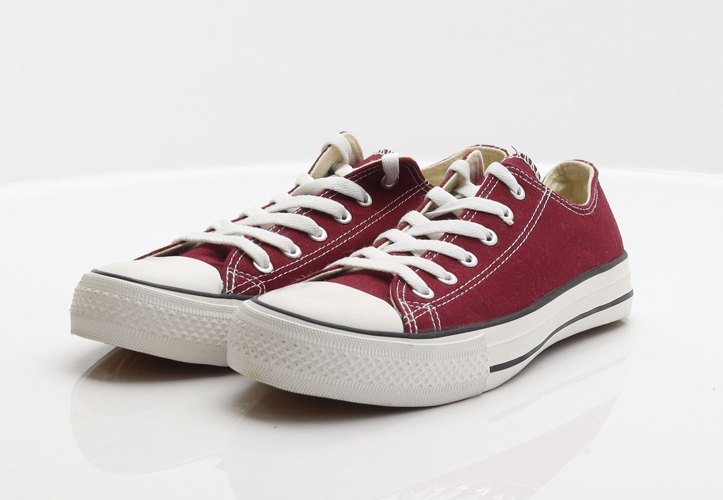 Avenue Womens Red Fabric Trainer UK 6
