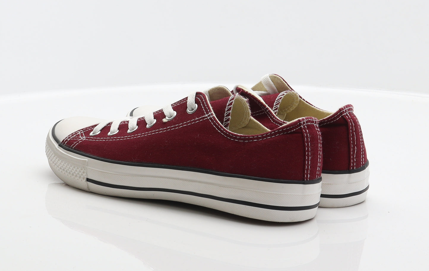 Avenue Womens Red Fabric Trainer UK 6