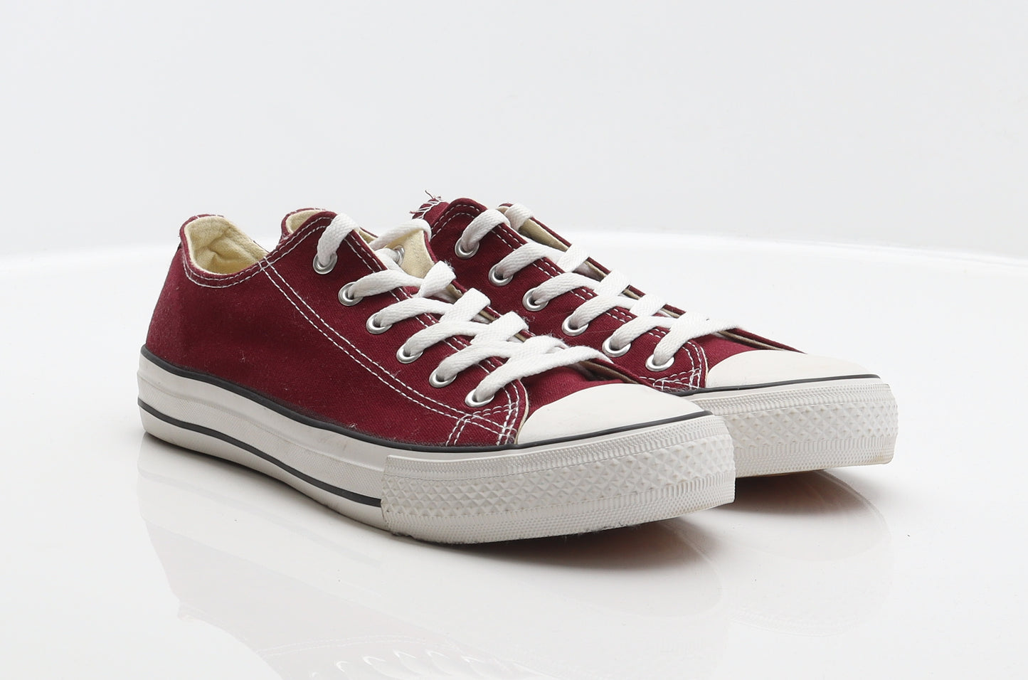 Avenue Womens Red Fabric Trainer UK 6