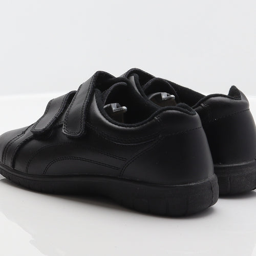 Boulevard Girls Black Synthetic Trainer UK 4