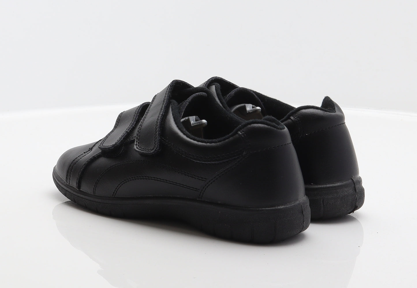 Boulevard Girls Black Synthetic Trainer UK 4