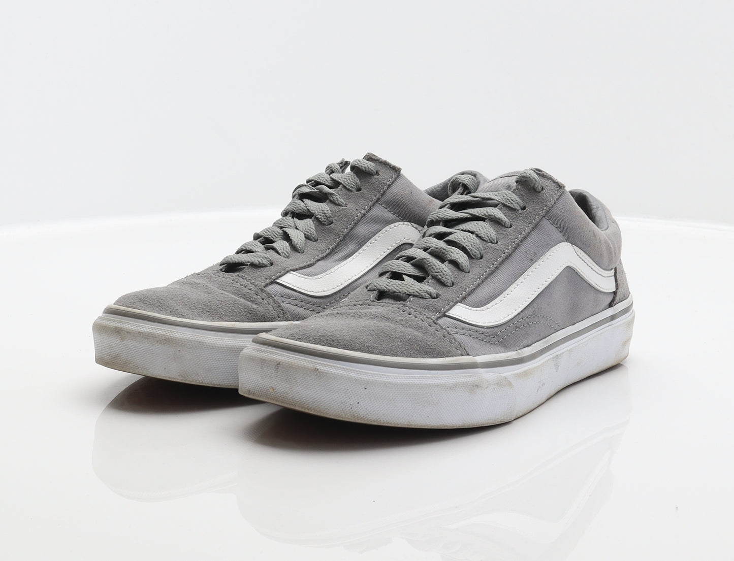 VANS Womens Grey Geometric Fabric Trainer UK 6 39