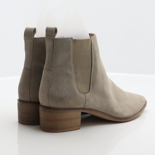 NEXT Womens Beige Polyester Chelsea Boot UK 6 39