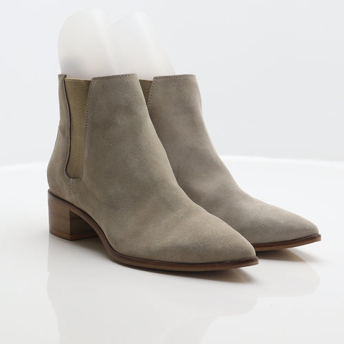 NEXT Womens Beige Polyester Chelsea Boot UK 6 39