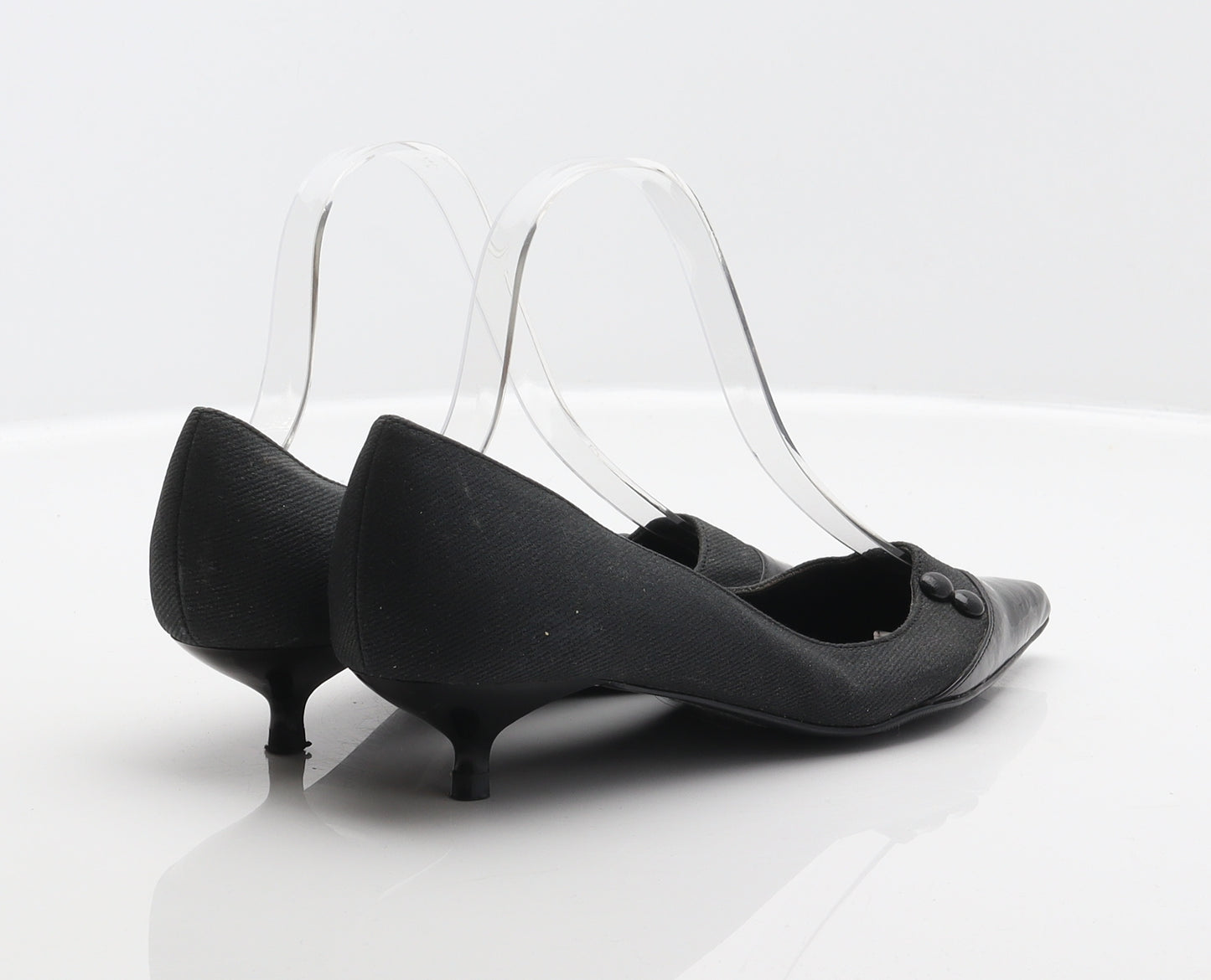 New Look Womens Black Polyester Court Heel UK 4 37