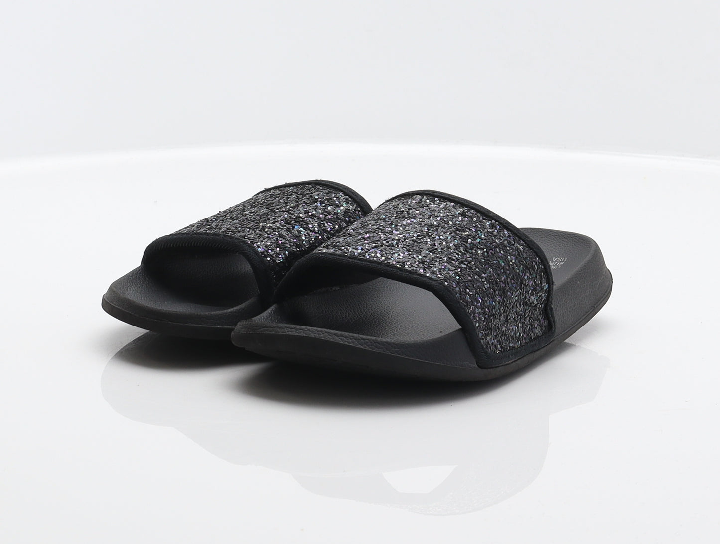 Primark Girls Black Synthetic Slider Sandal UK 1