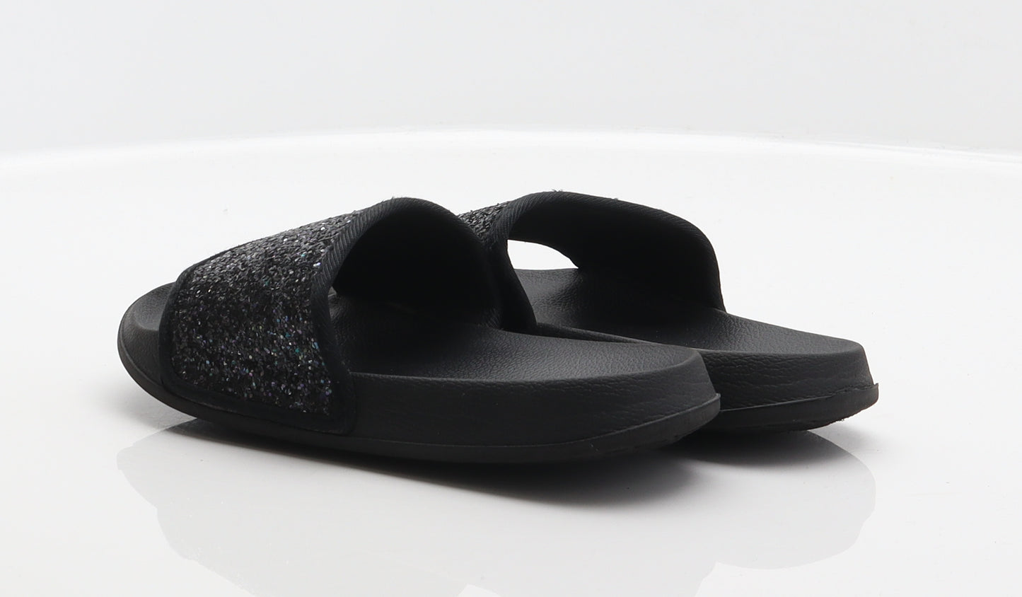 Primark Girls Black Synthetic Slider Sandal UK 1