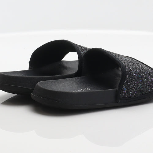 Primark Girls Black Synthetic Slider Sandal UK 1