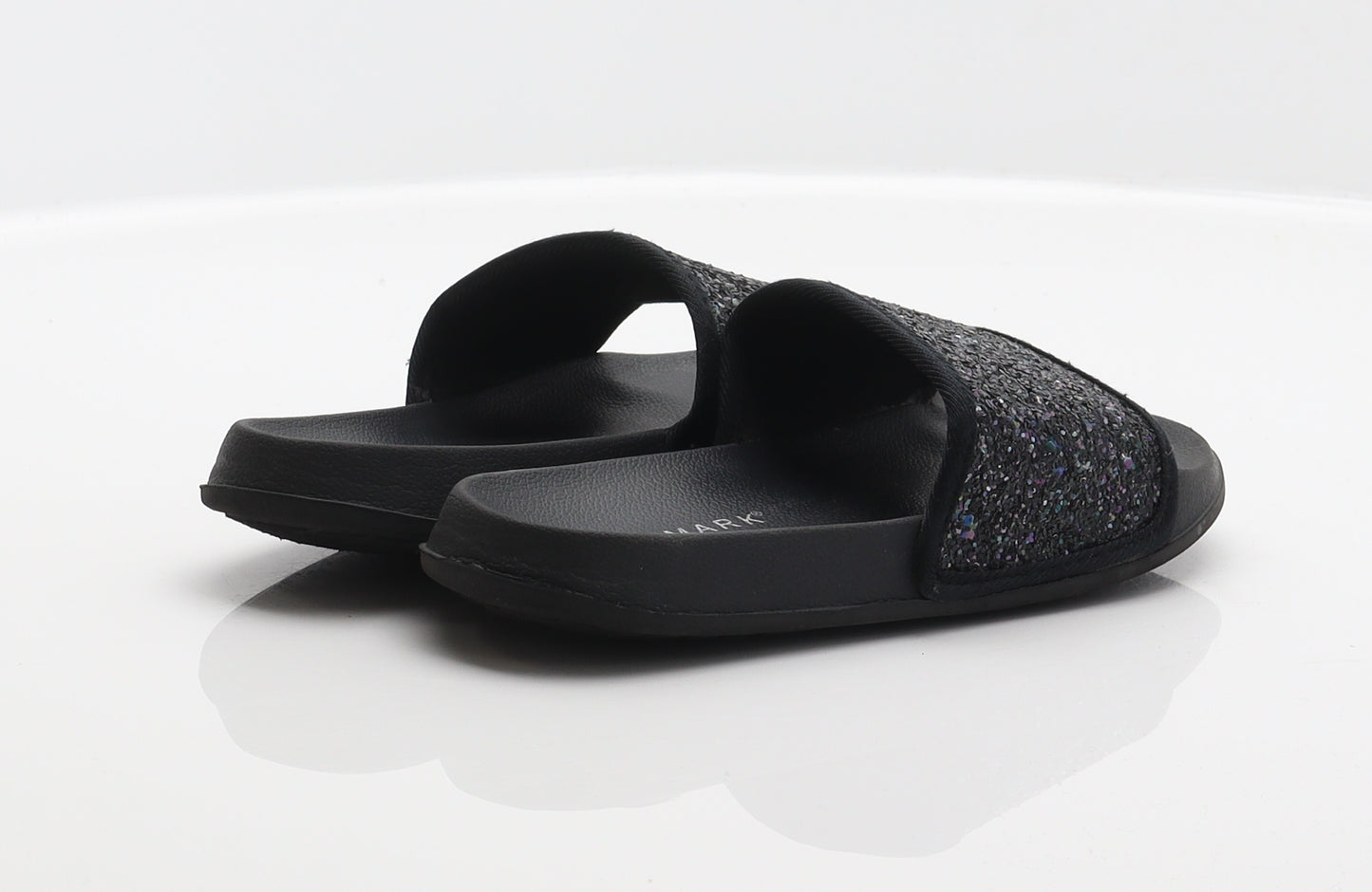 Primark Girls Black Synthetic Slider Sandal UK 1